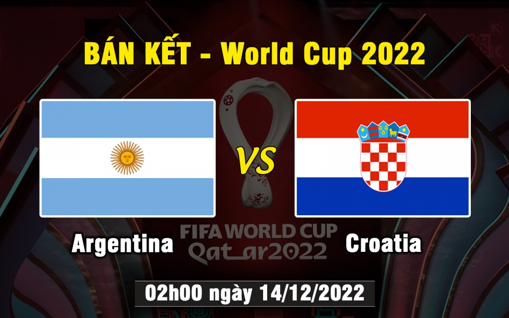 Nhận định, soi kèo Argentina vs Croatia, 02h ngày 14/12/2022 - Bán Kết World Cup 2022